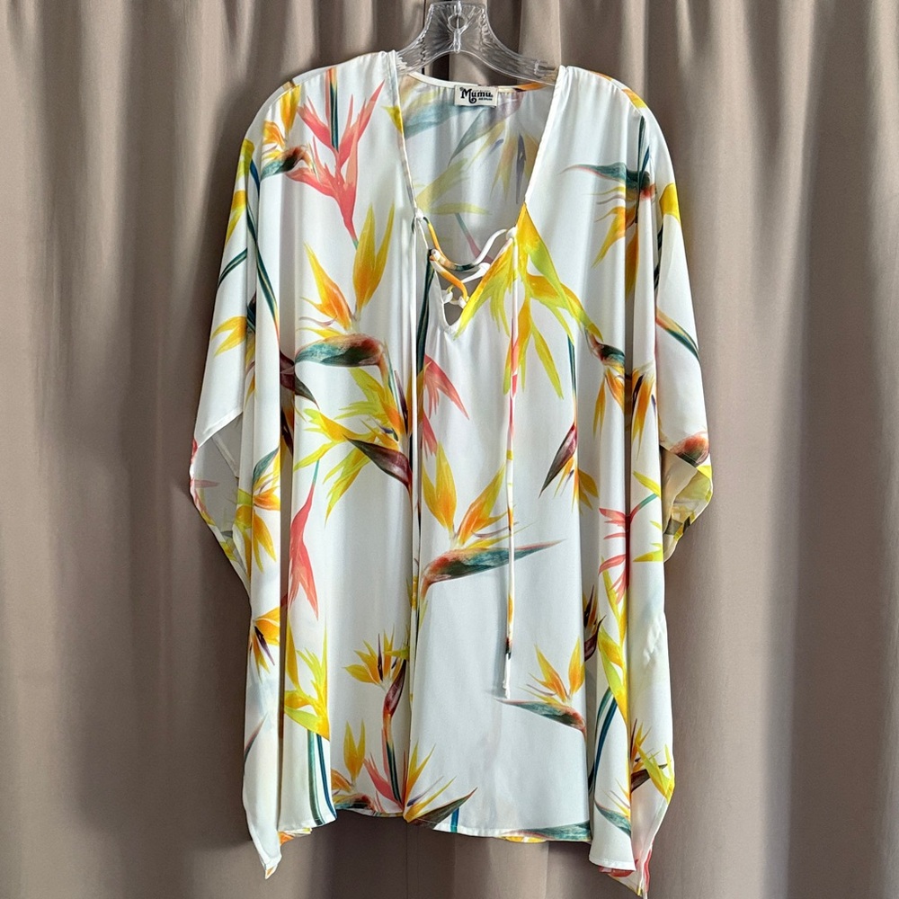 Show me your Mumu bird of paradise peta tunic